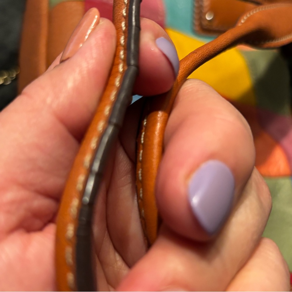 Finalprizefossil Colorful Patchwork Leather Shoul… - image 4